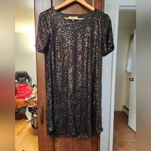 Steve Madden black sequence dress
